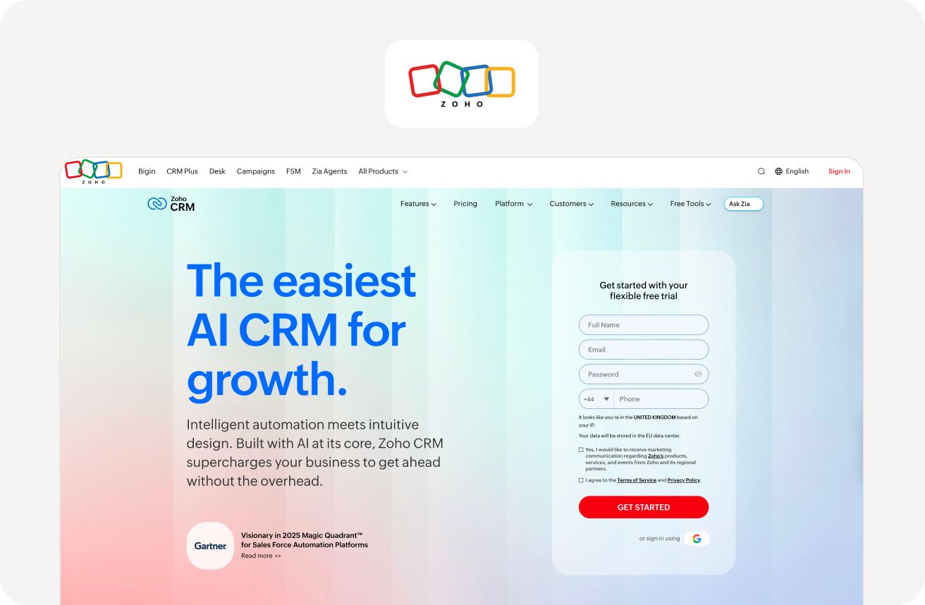 Zoho CRM