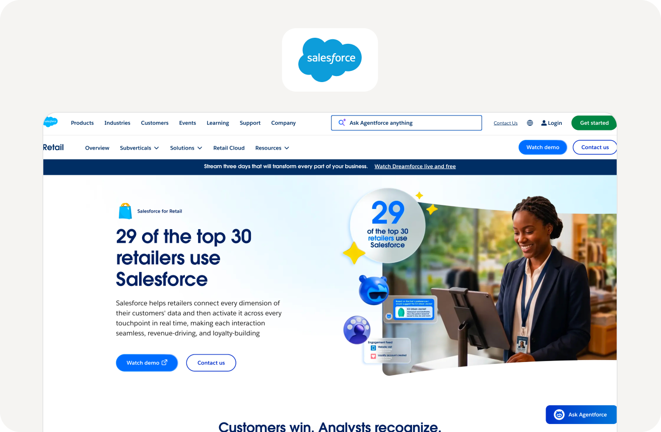 Salesforce Retail Cloud
