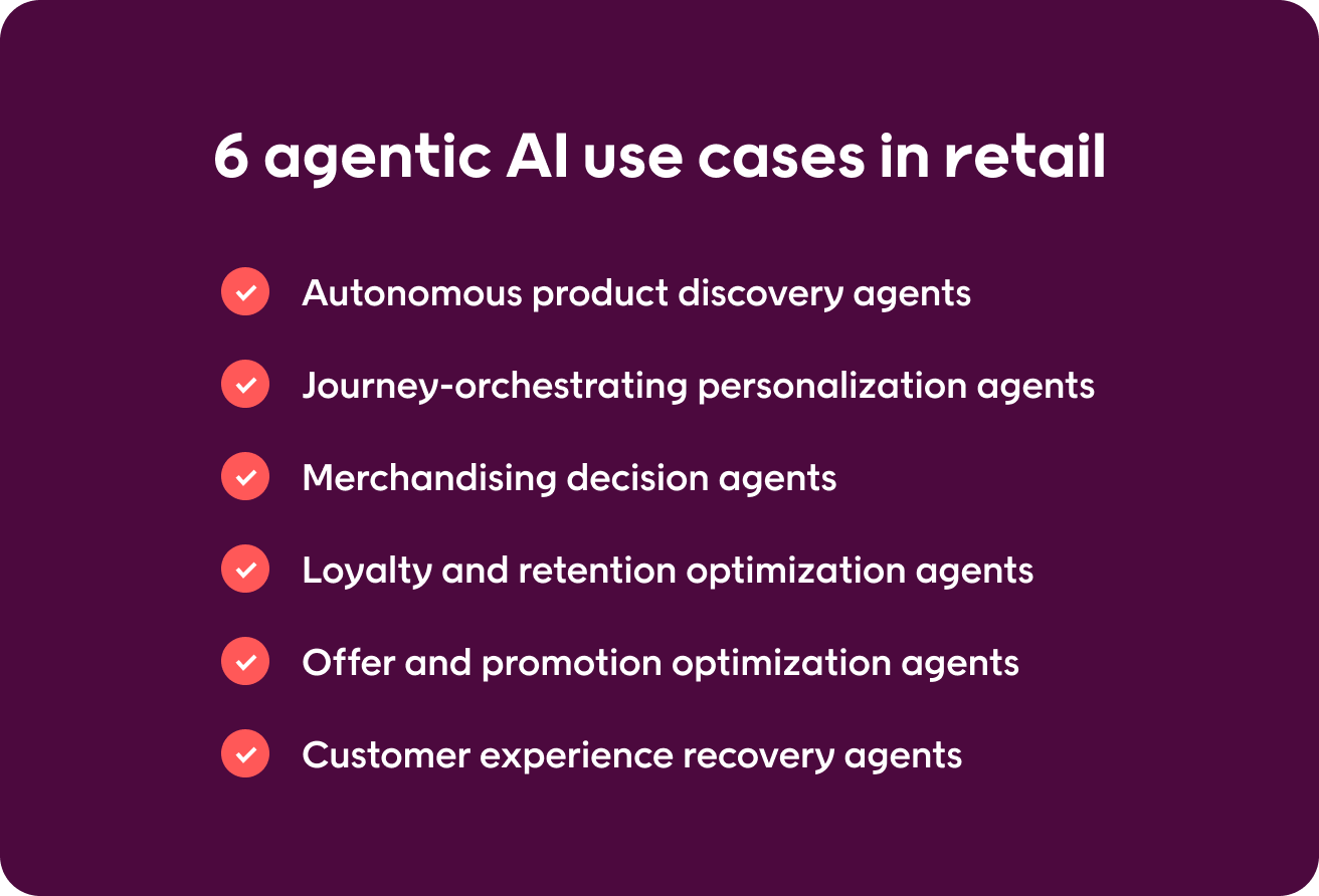 6 agentic AI use cases in retail that drive growth