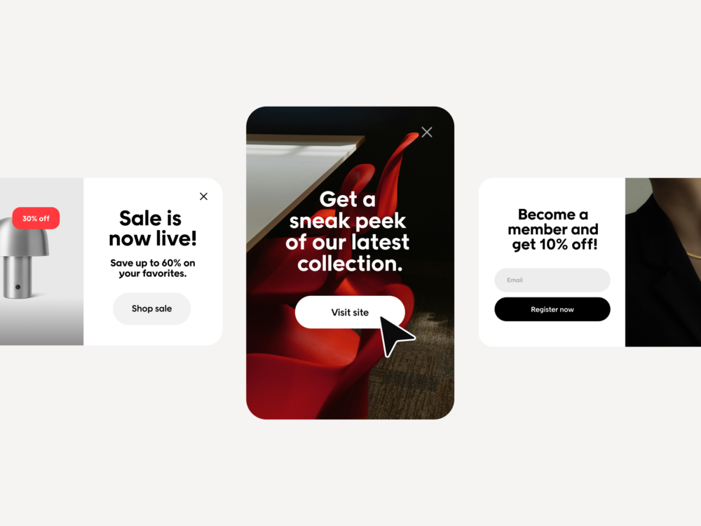 Onsite messaging that activates CRM and loyalty campaigns