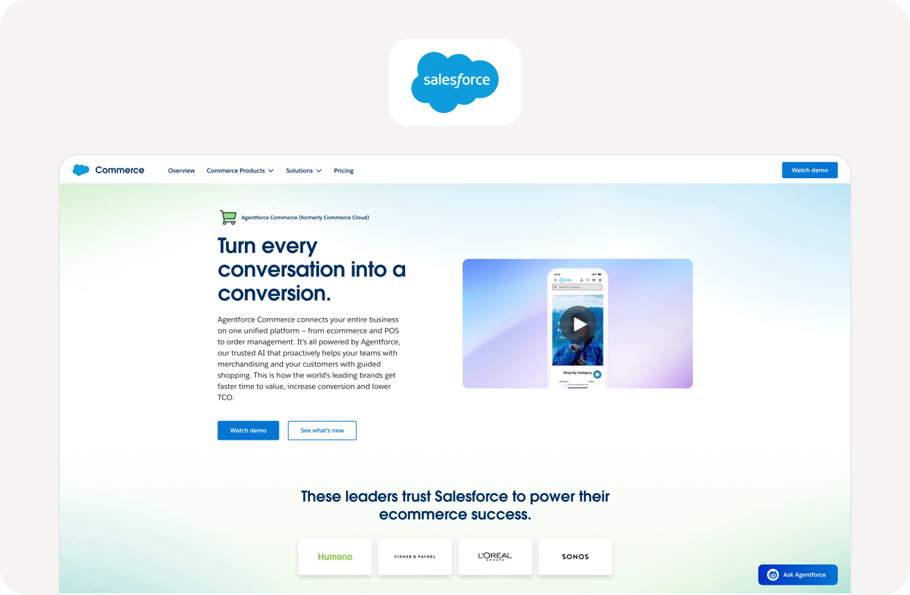 Agentforce Commerce by Salesforce