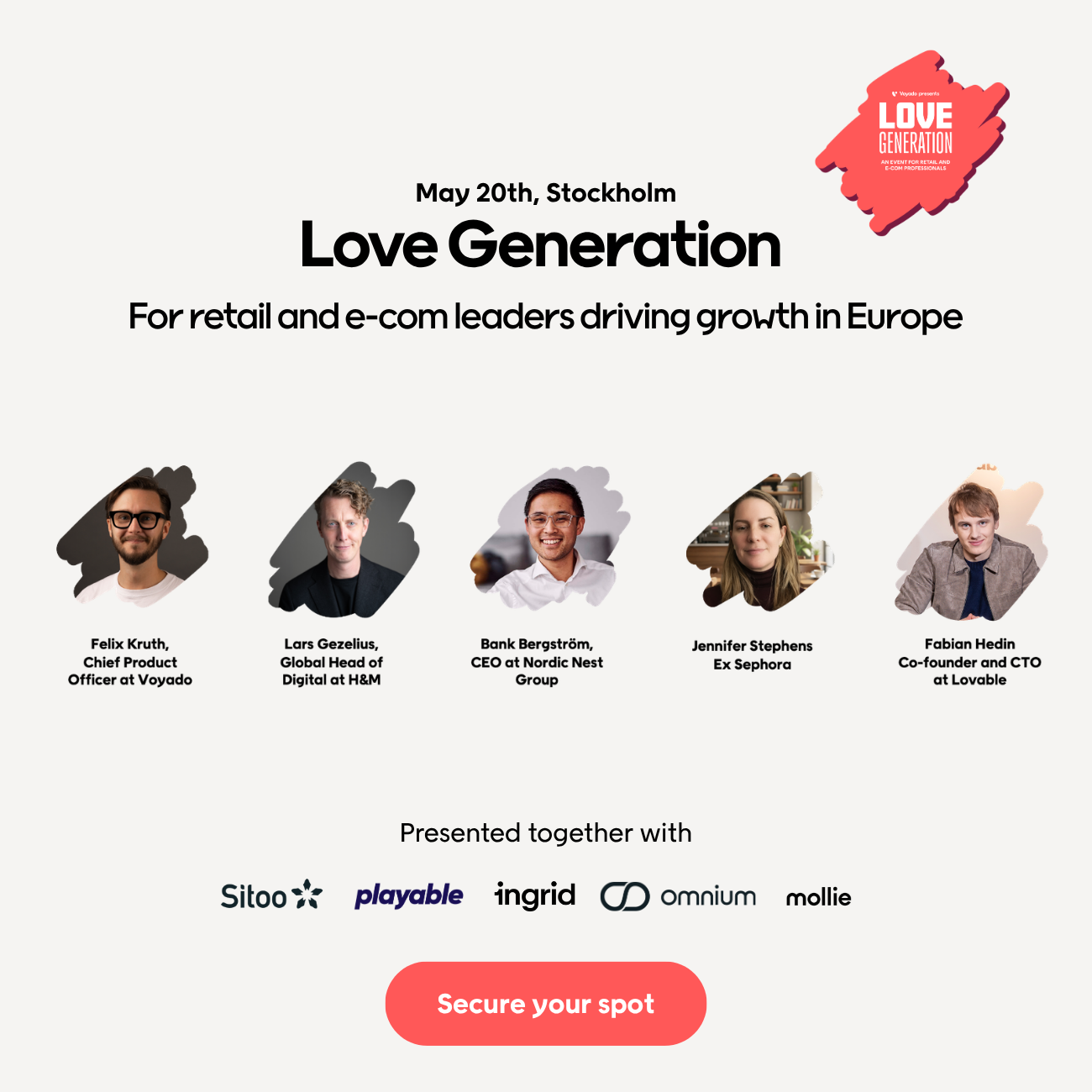 Love Generation 2026 partner mail promo (1300 x 1300 px)