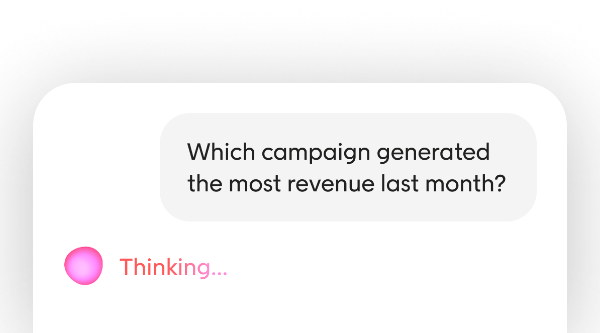 Conversational analytics