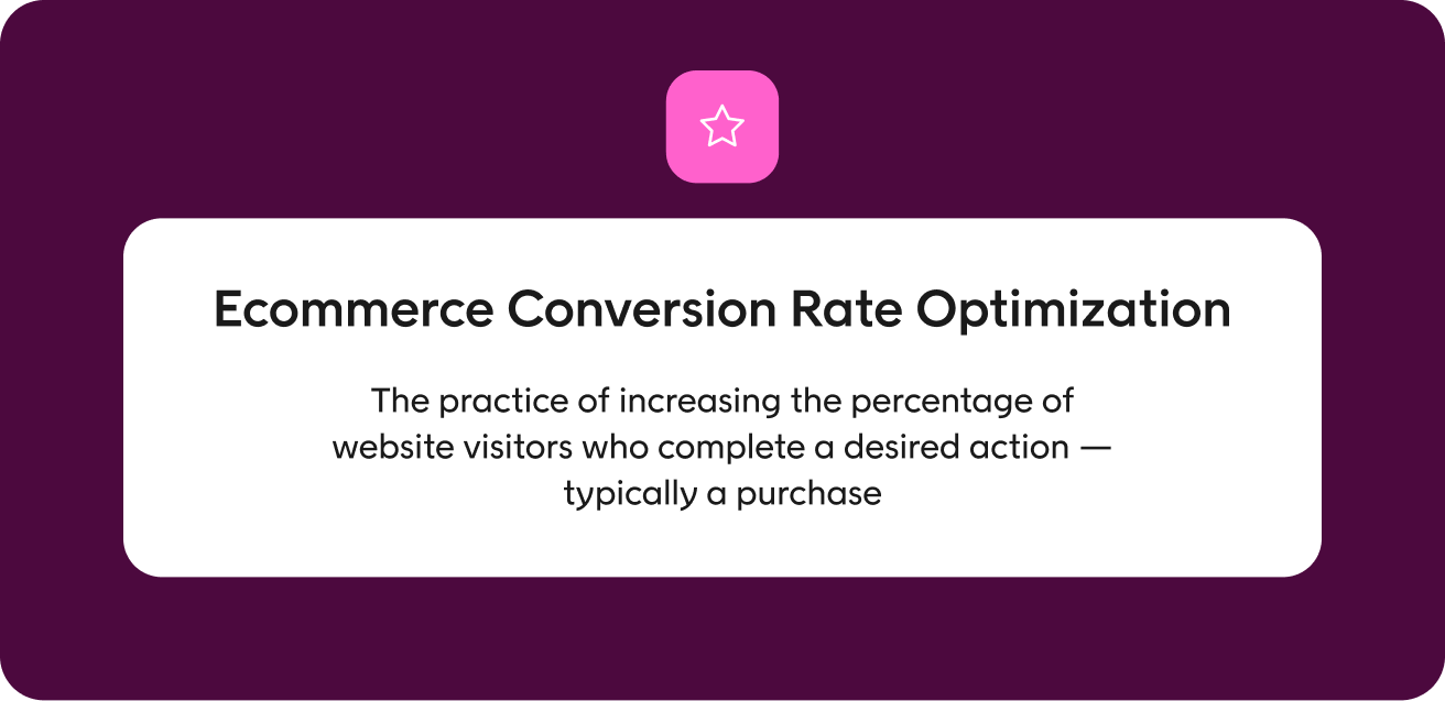 What is ecommerce conversion rate optimization?