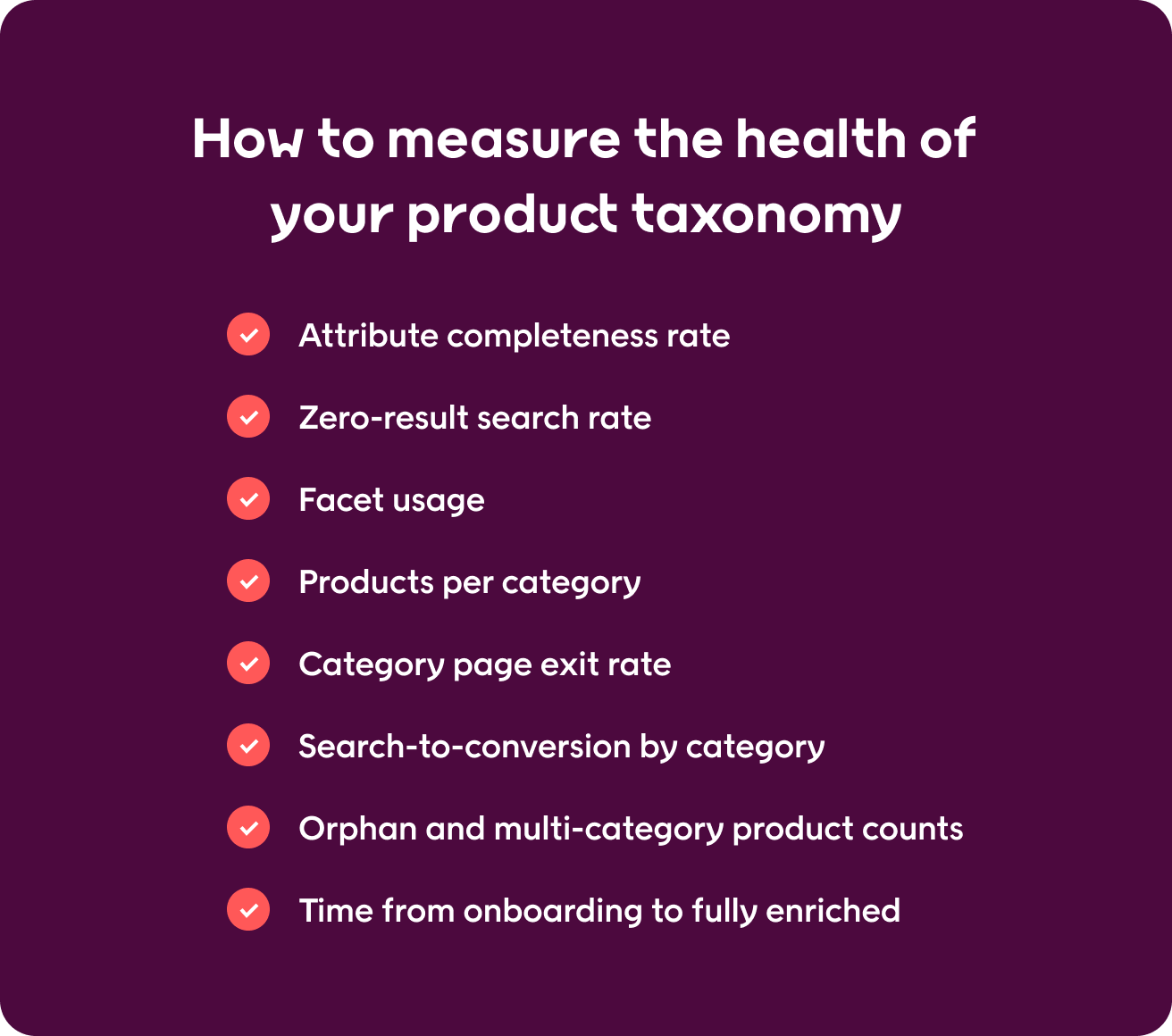 How to measure the health of your product taxonomy