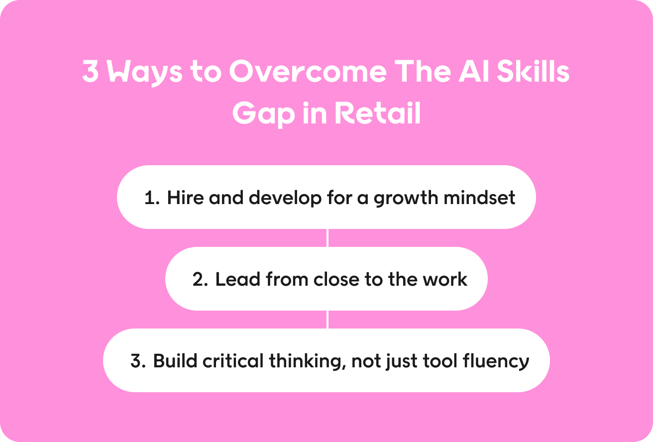 3 Ways to overcome the AI skills gap in retail