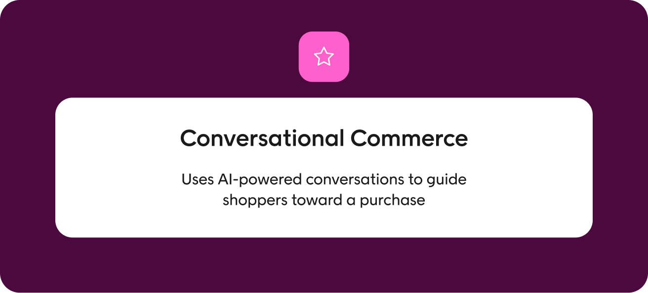 What is conversational commerce?