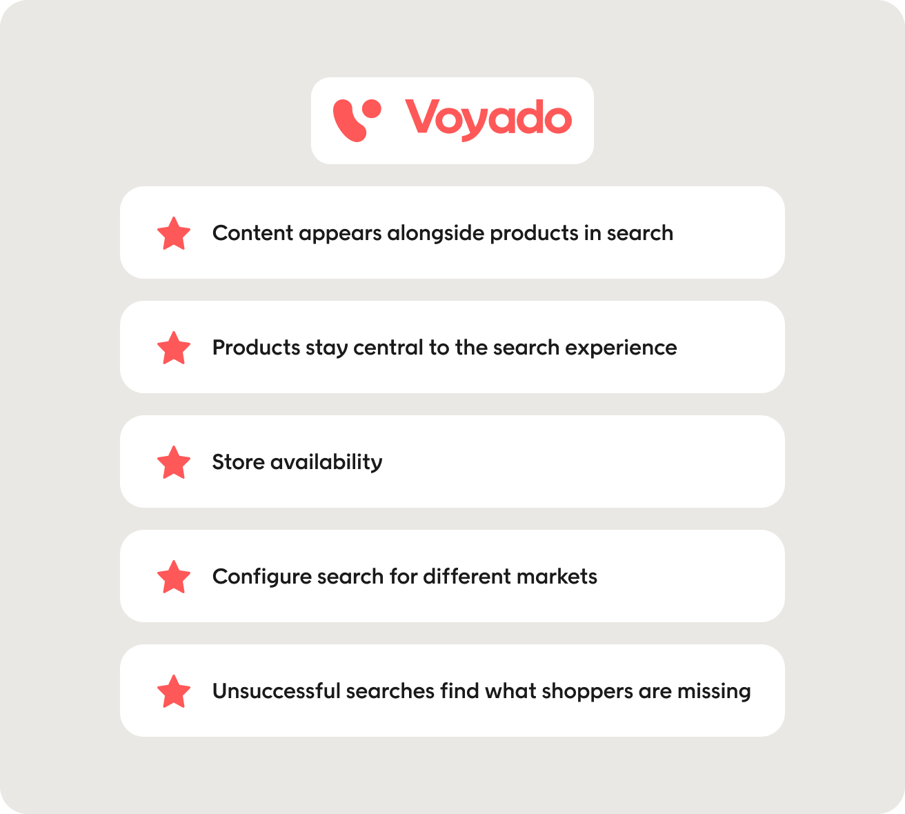How Voyado blends content and products in search
